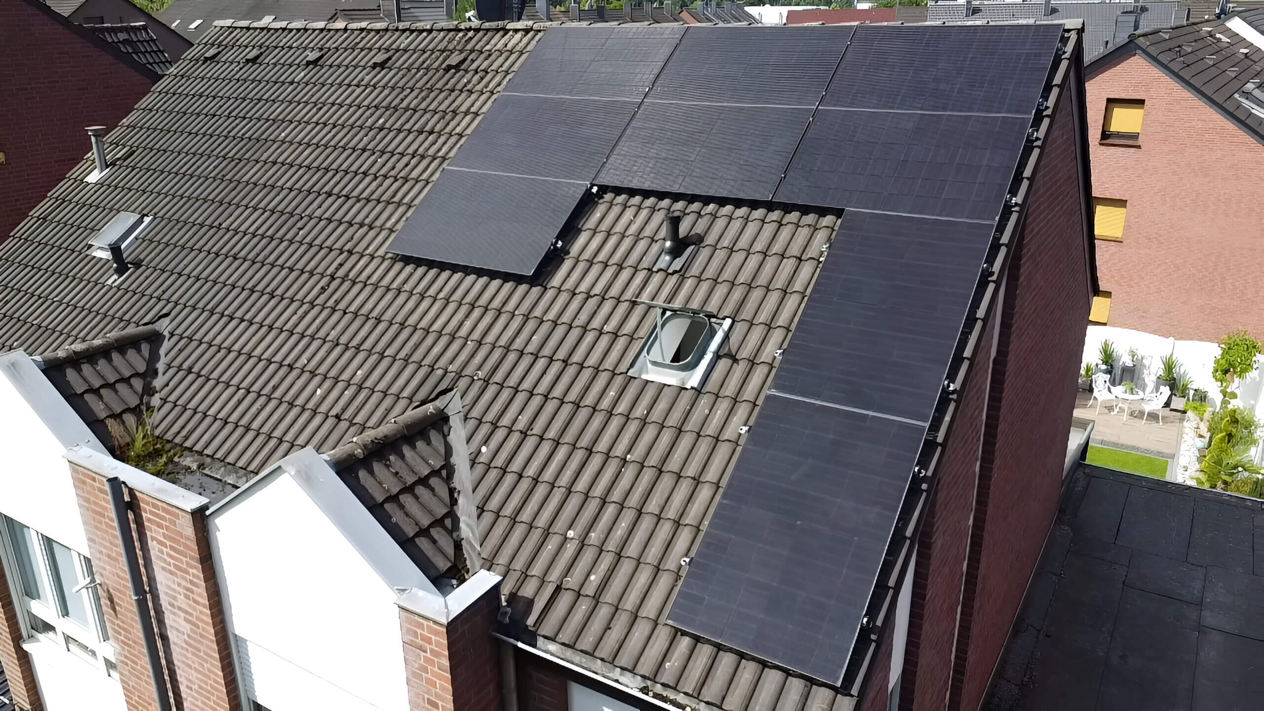 Photovoltaikanlage auf Wohnhaus