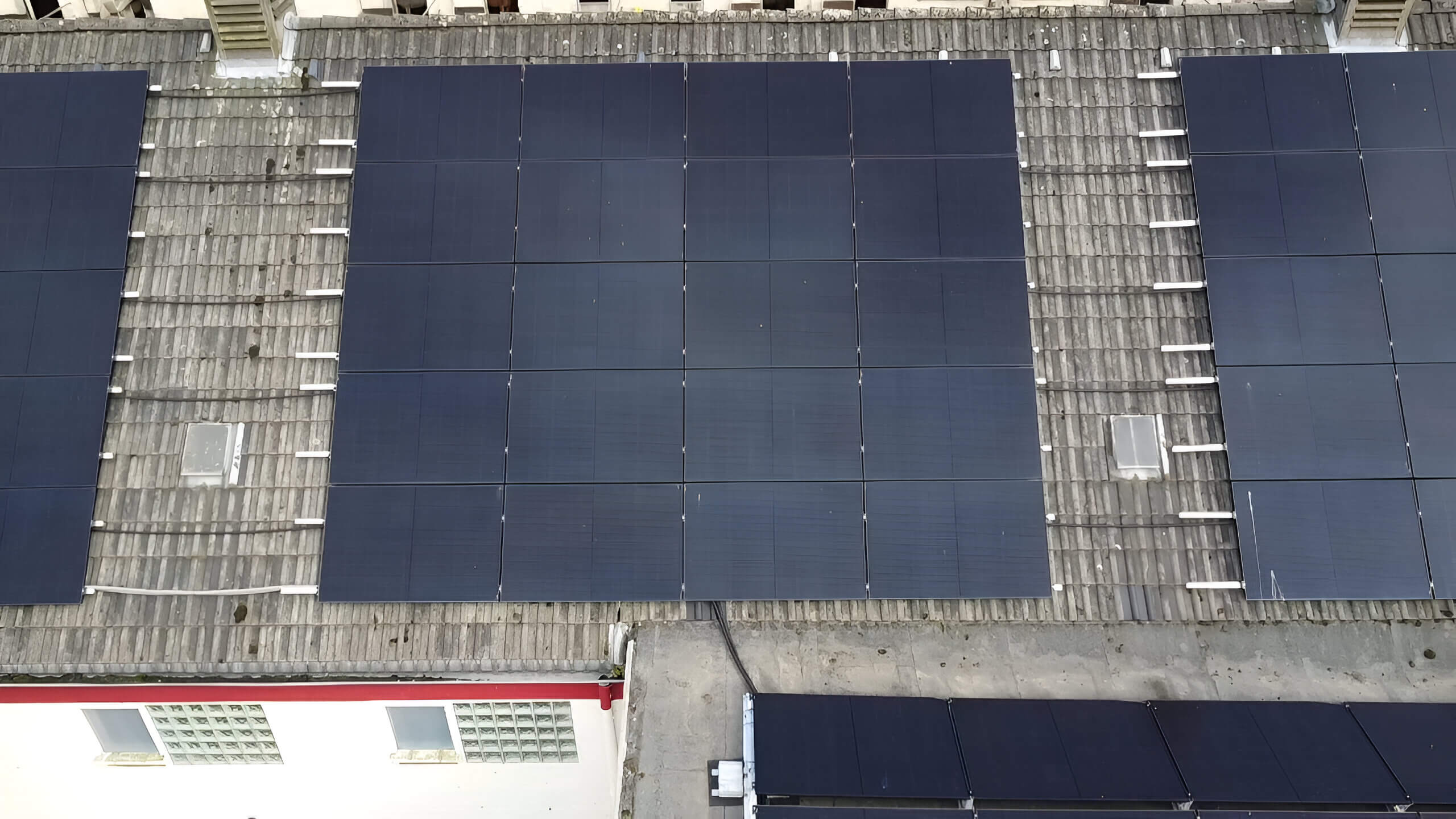 Solarmodule auf Hausdach